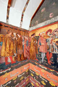 莫里斯红屋墙内现拉斐尔前派画作