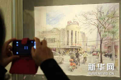 （晚报）黄石彩铅画展亮相申城