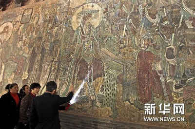 #（文化）（1）“东方艺术画廊”永乐宫壁画首次进行科学监测 