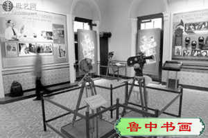 印度国家电影博物馆展厅内