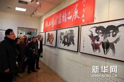 （新华网）仇立权国画精品展在京举行