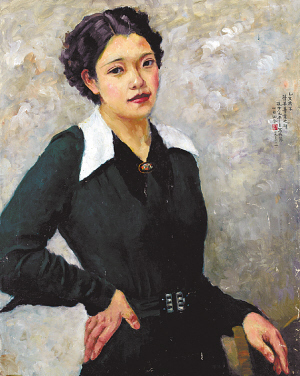 张倩英的自画像造型精准又松紧有度,勾画出自己秀美洒脱的精神形象。 张倩英的自画像造型精准又松紧有度,勾画出自己秀美洒脱的精神形象。