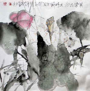 芙蓉在秋水