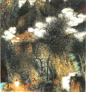 常朝晖山水画１