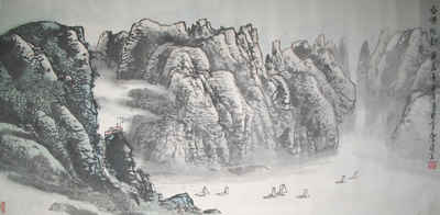 巫峡帆影