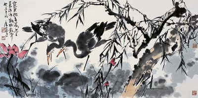 版画家康宁书画作品-2