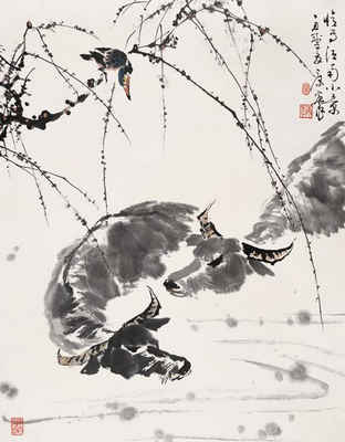 版画家康宁书画作品-5