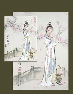 黛玉葬花