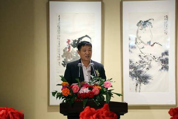 “悟明心地”中国当代花鸟画名家赵铭梧书画展开幕-3